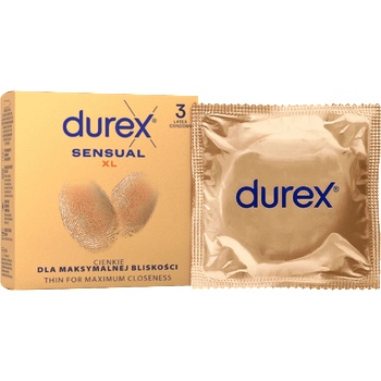 Durex Sensual - XL кондоми (3 бр. )
