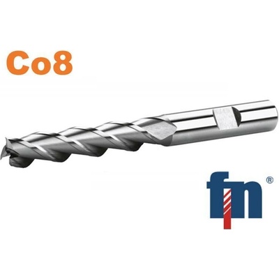 Fréza válcová čelní 10x45mm 3bř. dlouhá HSS Co8 weldon , typ W 111418.100