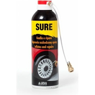 ATAS SURE – Sprej na opravu prepichnutej pneumatiky 300ml