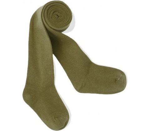 Detské pančuchy Basic khaki
