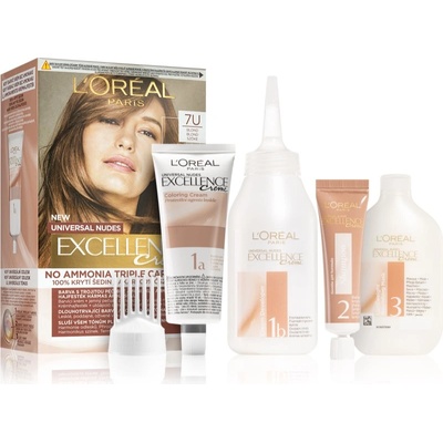 L'Oréal Excellence Universal Nudes перманентната боя за коса цвят 7U