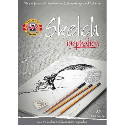 Koh-i-noor Sketch Inspiration s předtištěnými motivy A4 20 listů