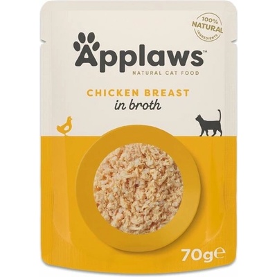 Applaws s kuřecími prsy v vývaru 70 g