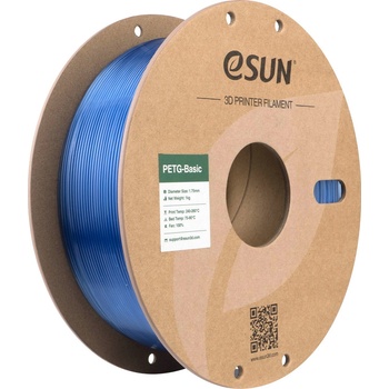 eSUN PETG-Basic Translucent Light Blue - 1, 75 mm / 1000 g (PETG-Basic175T-QU1P1)