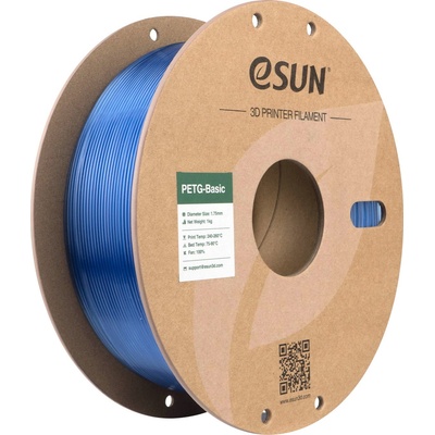 eSUN PETG-Basic Translucent Light Blue - 1, 75 mm / 1000 g (PETG-Basic175T-QU1P1)