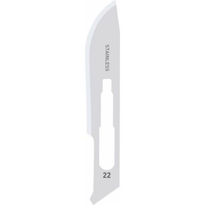 PARAMOUNT Skalpelové čepele stainless steel 100ks, č. 22