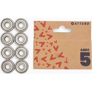 ATTABO Лагери ATTABO ABEC 5 8 бр. silver