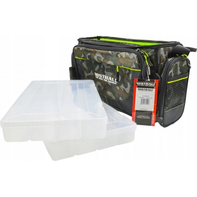 Mistrall rybářská taška plus 2x krabička 45x15x25cm
