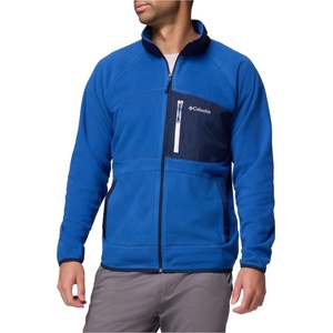 Columbia Мъжко поларено яке Columbia Fast Trek Overlay Full Zip Fleece jacket - Mtn Blue / Coll Navy (005-6963-0414)