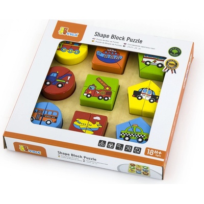 Viga Wood puzzle doprava 20 x 20 cm
