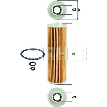 Olejový filter MAHLE ORIGINAL OX 183/5D1 (OX183/5D1)