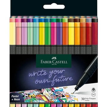 Faber-Castell Тънкописец Faber-Castell Grip, 0.4 мм, 30 броя/комплект (151630) (151630)