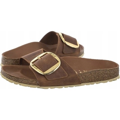 Birkenstock Madrid Big Buckle Cognac