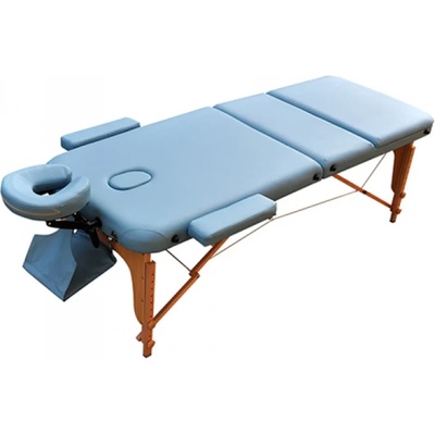 ZENET Дървена масажна маса / кушетка с 3 зони Zenet Zet-1047 размер М светлосиня (ZET-1047/M-LightBlue)
