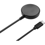 Techsuit Зарядно за Samsung Galaxy Watch 3/4/5/6, Type-C, 2.5W, PC Case - (TSC21) - Черен