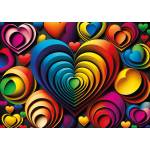 Yazz - Puzzle Colorful Heart - 1 000 piese