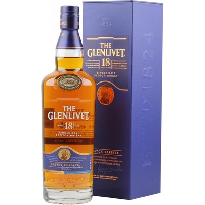 The Glenlivet 18y 40% 0,7 l (čistá fľaša)