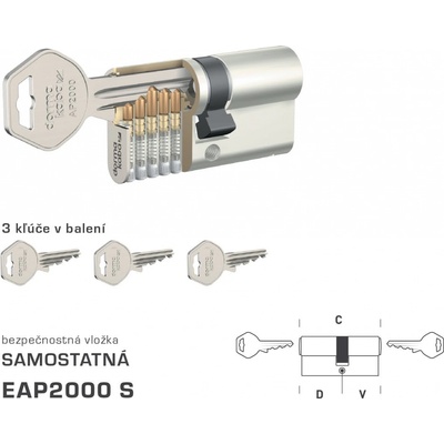 MP-KOVANIA DK - EAP2000 S NIM - nikel matný