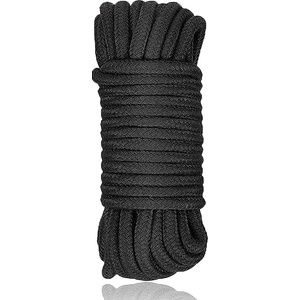 SuperLove Soft Cotton Bondage Rope Black 10m