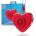 Mon Ami Sweetheart Tapping Vibrating Stimulator Red