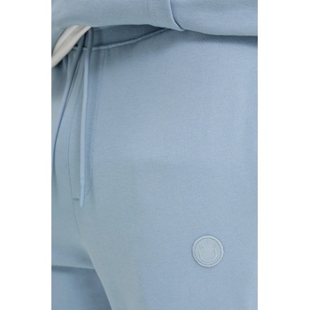 HUGO Blue Памучен спортен панталон Hugo Blue в черно с изчистен дизайн 50522360 (50522360)