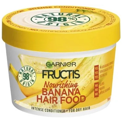 Garnier Fructis Подхранваща маска с екстракт от банан за суха коса 390мл