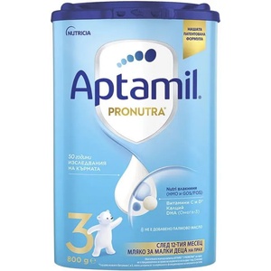 Aptamil Мляко за малки деца Aptamil - Pronutra 3, 800 g (4NCMIML402APR3800D) - baby