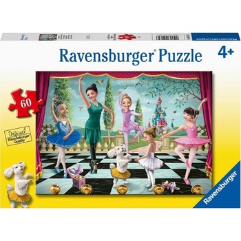 Ravensburger Пъзел Ravensburger от 60 части - Балетна репетиция (5165)