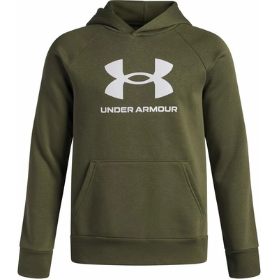 Under Armour UA Rival Fleece BL Hoodie-GRN