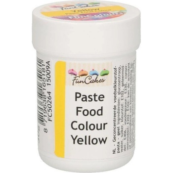 FunCakes gelová barva žlutá 30 g