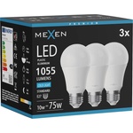 Mexen Nova 3x LED крушка E27, A60, 10W, Студена - 6500K, 1055 lm - L100-E27-1065-01x03 (L100-E27-1065-01x03)