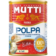 Mutti krájané paradajky La Polpa s cesnakom 400 g
