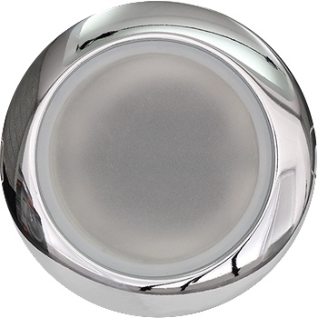 Image 1 of UltraLux РАМКА ЗА ВГРАЖДАНЕ КРЪГ, gu10, СТАЦИОНАРНА, ХРОМ, МЕТАЛ, (fbmgu10ch)