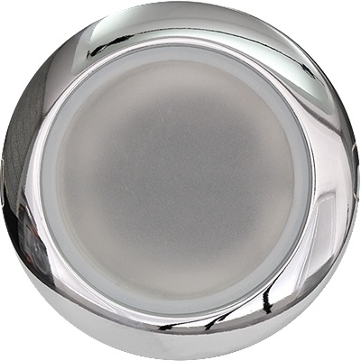 UltraLux РАМКА ЗА ВГРАЖДАНЕ КРЪГ, gu10, СТАЦИОНАРНА, ХРОМ, МЕТАЛ, (fbmgu10ch)