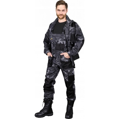 Reis kalhoty s laclem zesílené s kapsami FORECO-B maskáčový