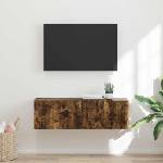 vidaXL TV стенен шкаф 98 x 31 x 29, 5 см Димян дъб Инженерна дървесина (892239)