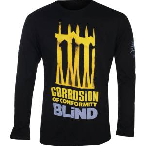 Plastic head мъжка тениска с дълъг ръкав corrosion of conformity - blind - черна - plastic head - ph13826ls