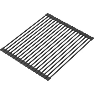 Quadron Поставка за тенджери Quadron Unique Rollmata, въглеродно черно покритие 43x32 см (R4332_BLM) Мивка за вграждане
