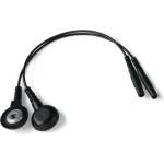 Mystim Adapter Wire 4mm Male Press Button to 2mm Junction Female 2 pcs
