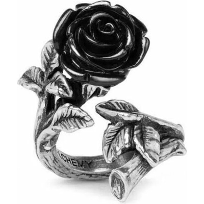 Alchemy gothic Пръстен ALCHEMY GOTHIC - Wild Black Rose - R241