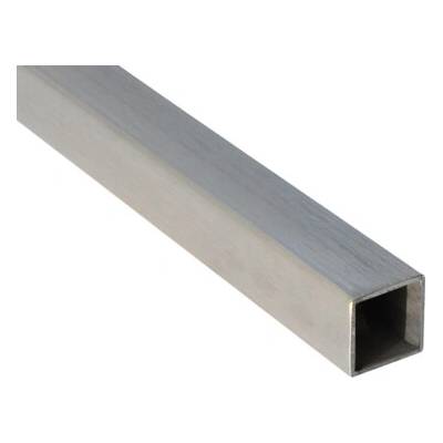 Uzavřený profil 25x25x2mm, nerezový 3 m (JIX-025x025x20-B304-3)