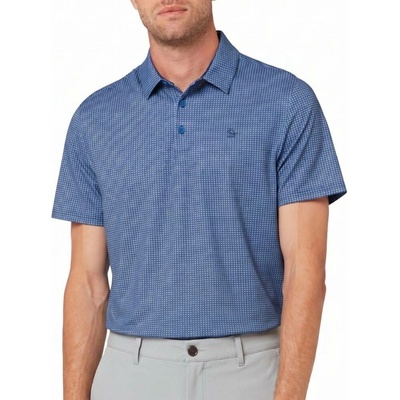 Colmar Original Penguin Geo Houndstooth Printed Polo modré
