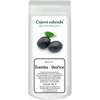 Čajová zahrada Švestka & Skořice skořicový čaj rooibos čaj 500 g