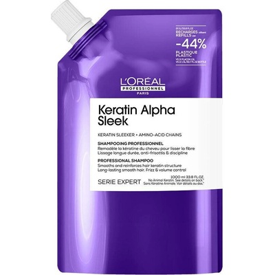 L'Oréal Professionnel Keratin Alpha Sleek Shampoo Refill 1000 ml