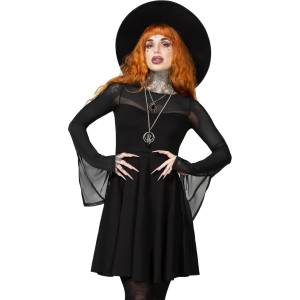 KILLSTAR дамска рокля KILLSTAR - Struck By Night - черно - KSRA009756