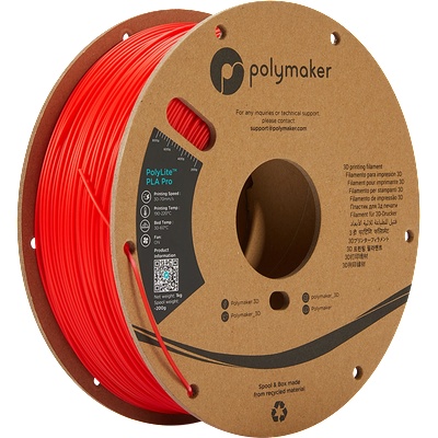 Polymaker PolyLite PLA PRO Red - 1, 75 mm (PA07004)