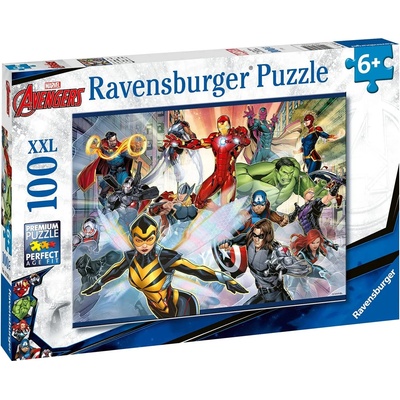 Ravensburger Пъзел Ravensburger от 100 XXL части - Отмъстителите (13261)