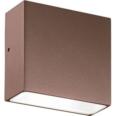 Ideal Lux - Външно стенно осветително тяло TETRIS 1xG9/15W/230V IP44, кафяво (ID213323)