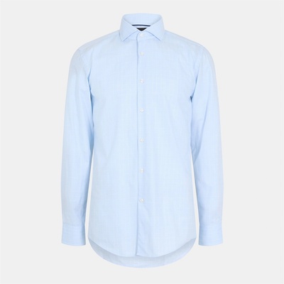 HUGO BOSS Риза с дълъг ръкав Boss Men's H Hank Spread Long Sleeve Oxford Shirt - Blue