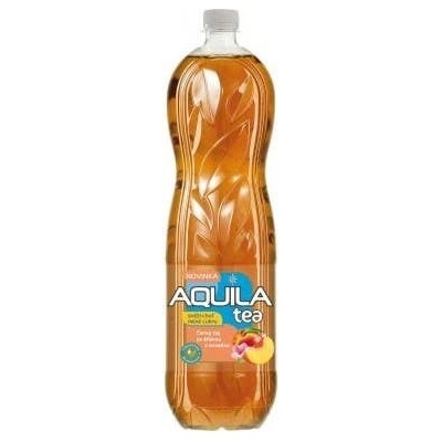 Aquila Tea Černý čaj Méně cukru s broskví 1,5 l